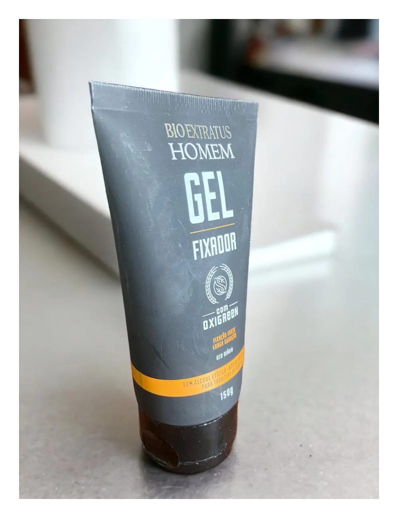 Gel Fixador Oxigreen Homem Cabelo e Barba 150 G