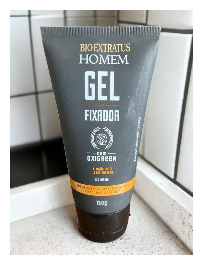 Gel Fixador Oxigreen Homem Cabelo e Barba 150 G