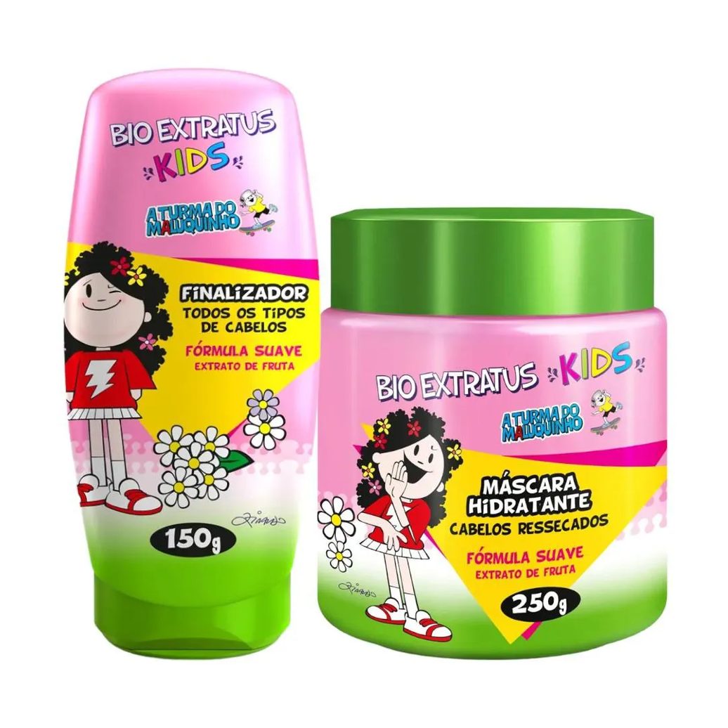 Kit Infantil Cabelo Cacheado Kids 1 Máscara 240G 1 Finalizador 150G