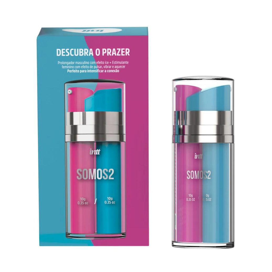 Somos 2 - Gel Excitante Feminino e Gel Prolongador Masculino - Intt