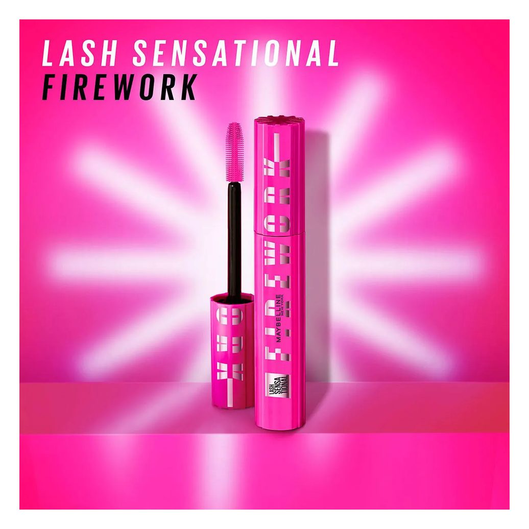Máscara de Cílios Maybelline Lash Sensational Firework Lavável 1 unidade