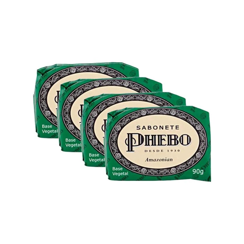 Kit Sabonete Phebo Amazonian 90g C/4un