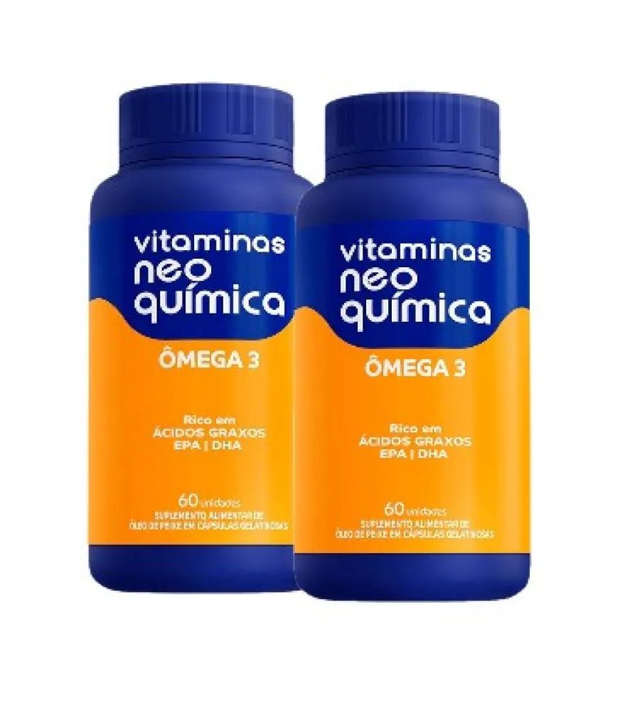 Kit com 2 Ômega 3 Neo Quimica - 60 cápsulas