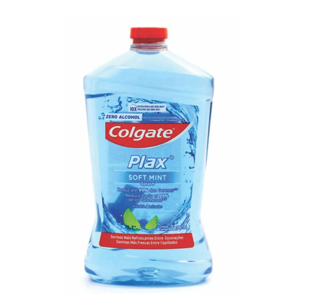 Enxaguante Bucal Refil Colgate Plax Menta 2 Litros