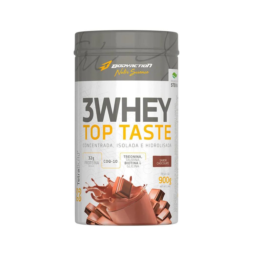 3 Whey Top Taste 900gr Chocolate