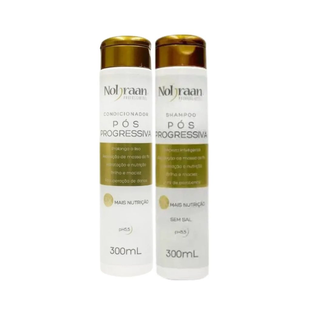 Kit Pós Progressiva Shampoo + Condicionador - Nohraan