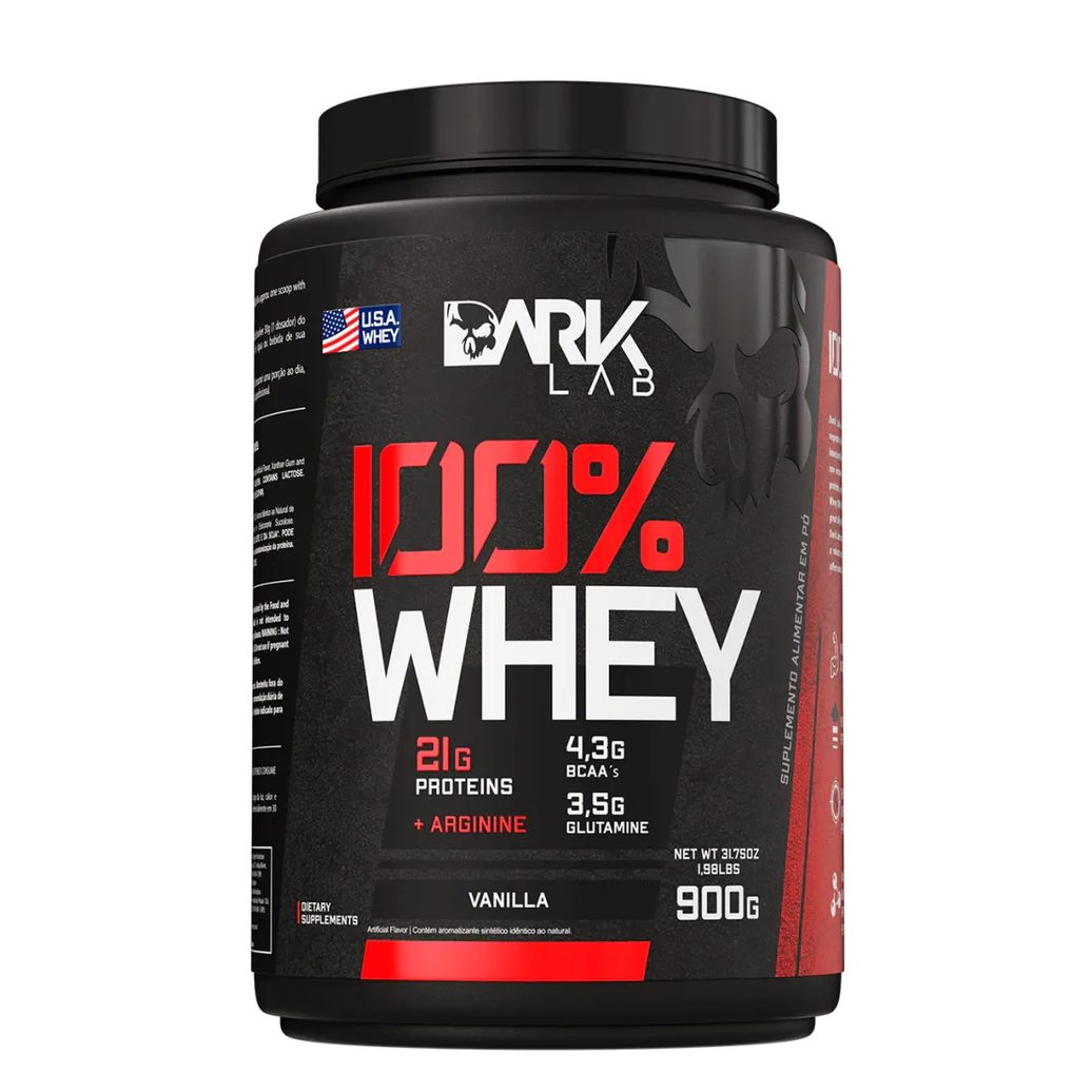 Whey Protein 100% Dark Lab Chocolate 900g