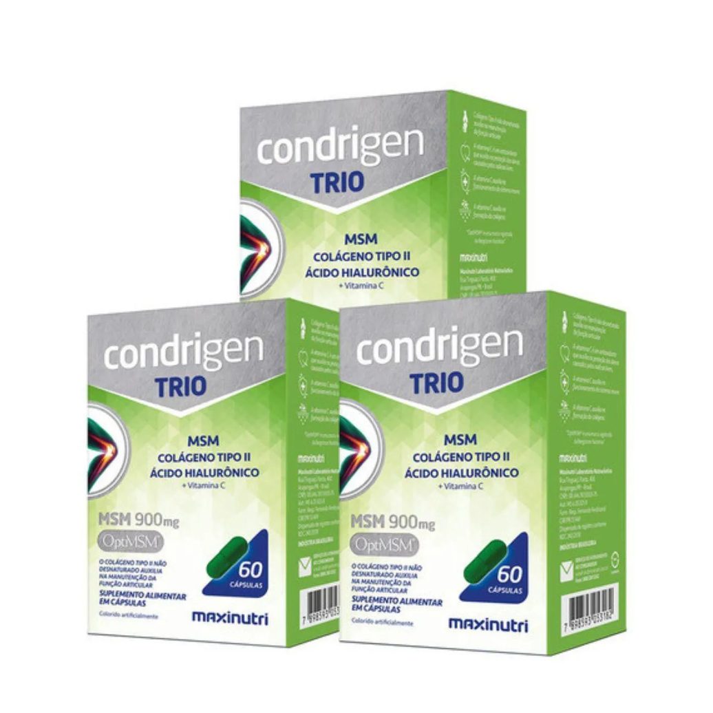 Kit3x- Condrigen Trio 60cps Maxinutri