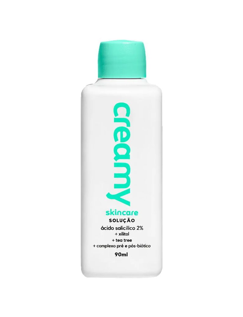 Creamy Ácido Salicílico - Tônico Antiacne Esfoliante 90Ml