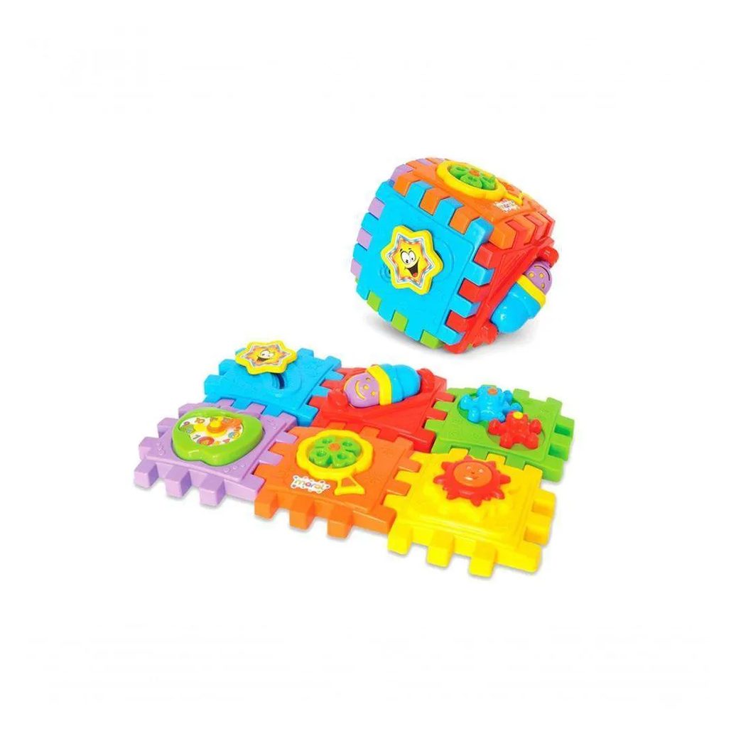 Brinquedo para Bebê Smart Cube com Som - Maral