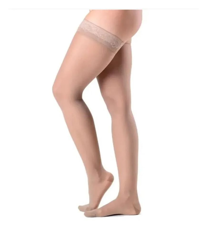 Meia 7/8 Sigvaris Audace 120B 15-20 Mmhg Ponteira Fechada Preta 2