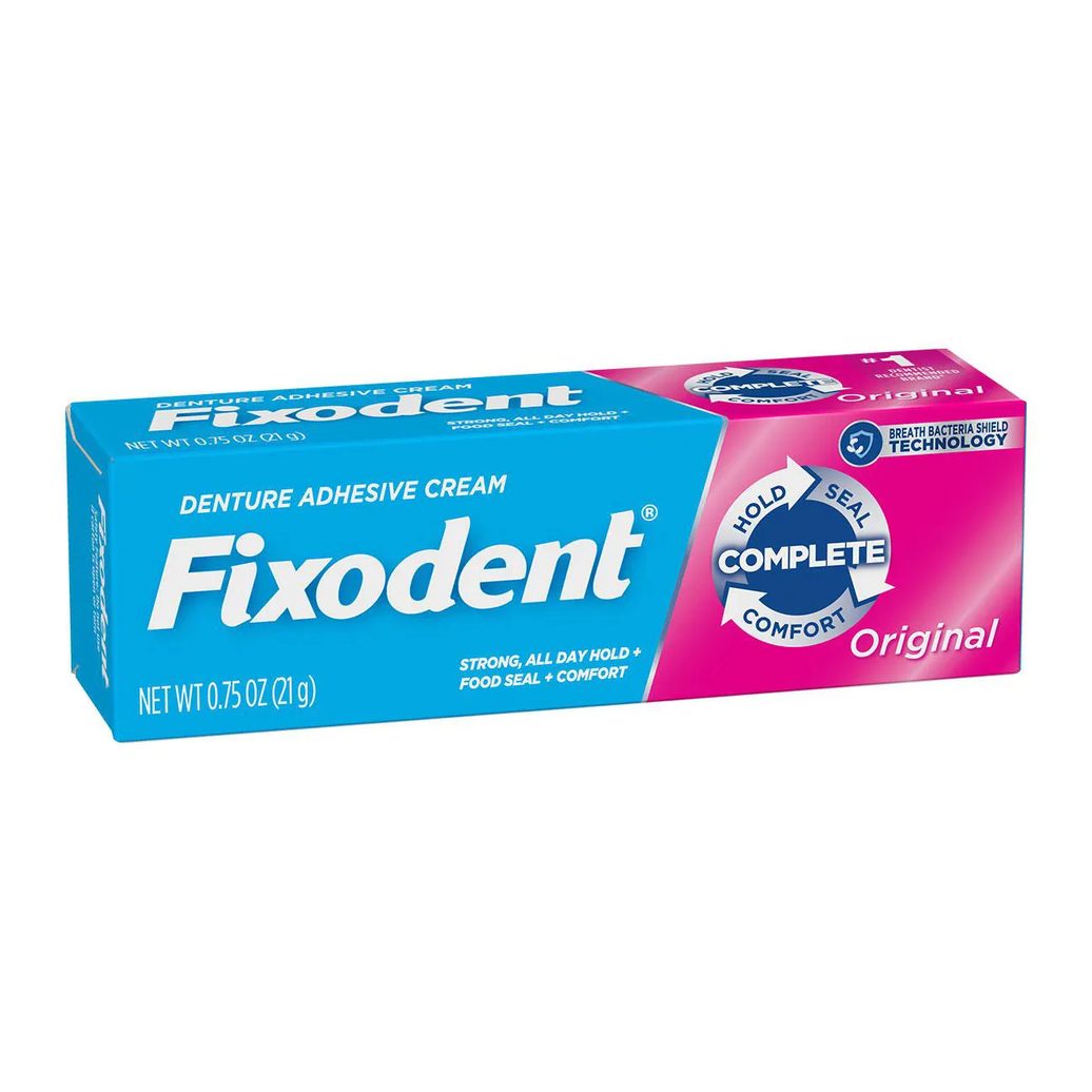 Creme Fixador de Dentadura Fixodent Original com 21g