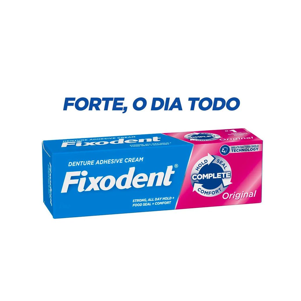 Creme Fixador de Dentadura Fixodent Original com 21g