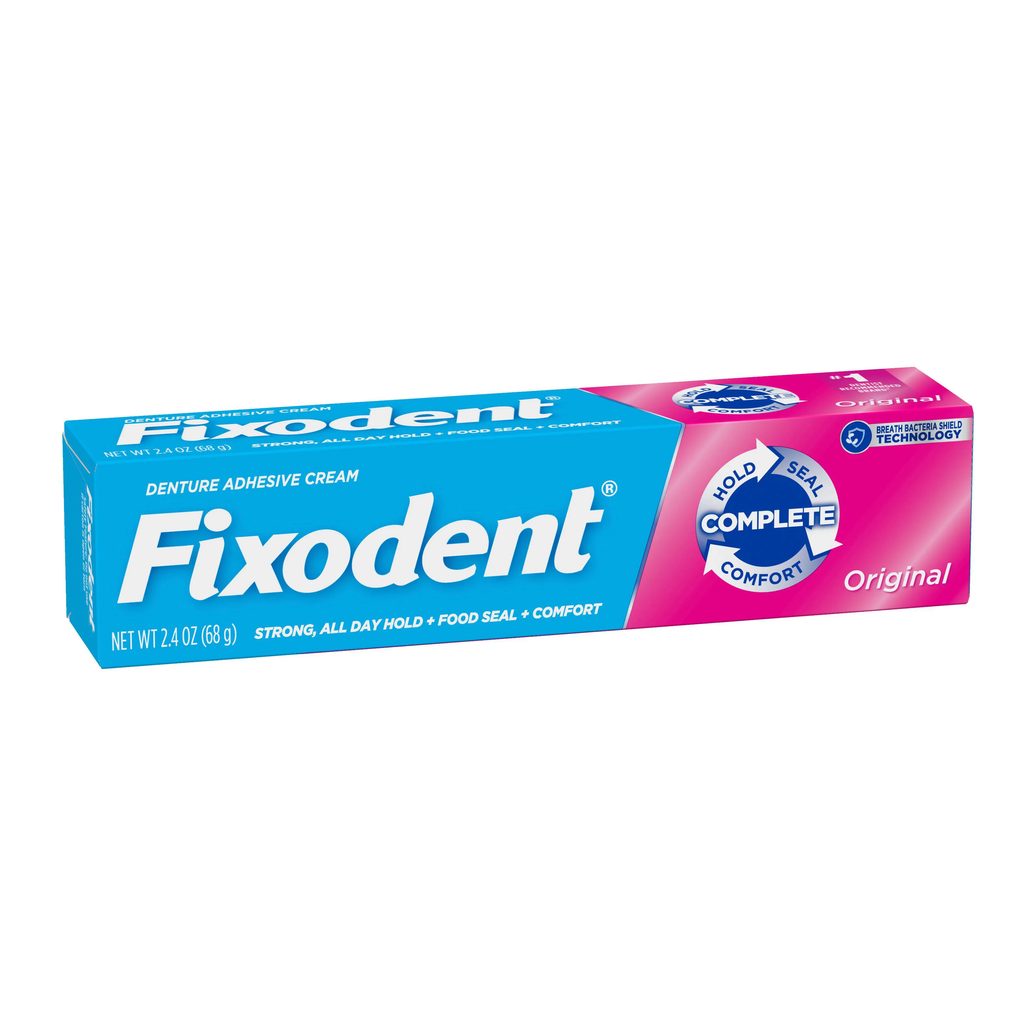 Creme Fixador de Dentadura Fixodent Original com 68g