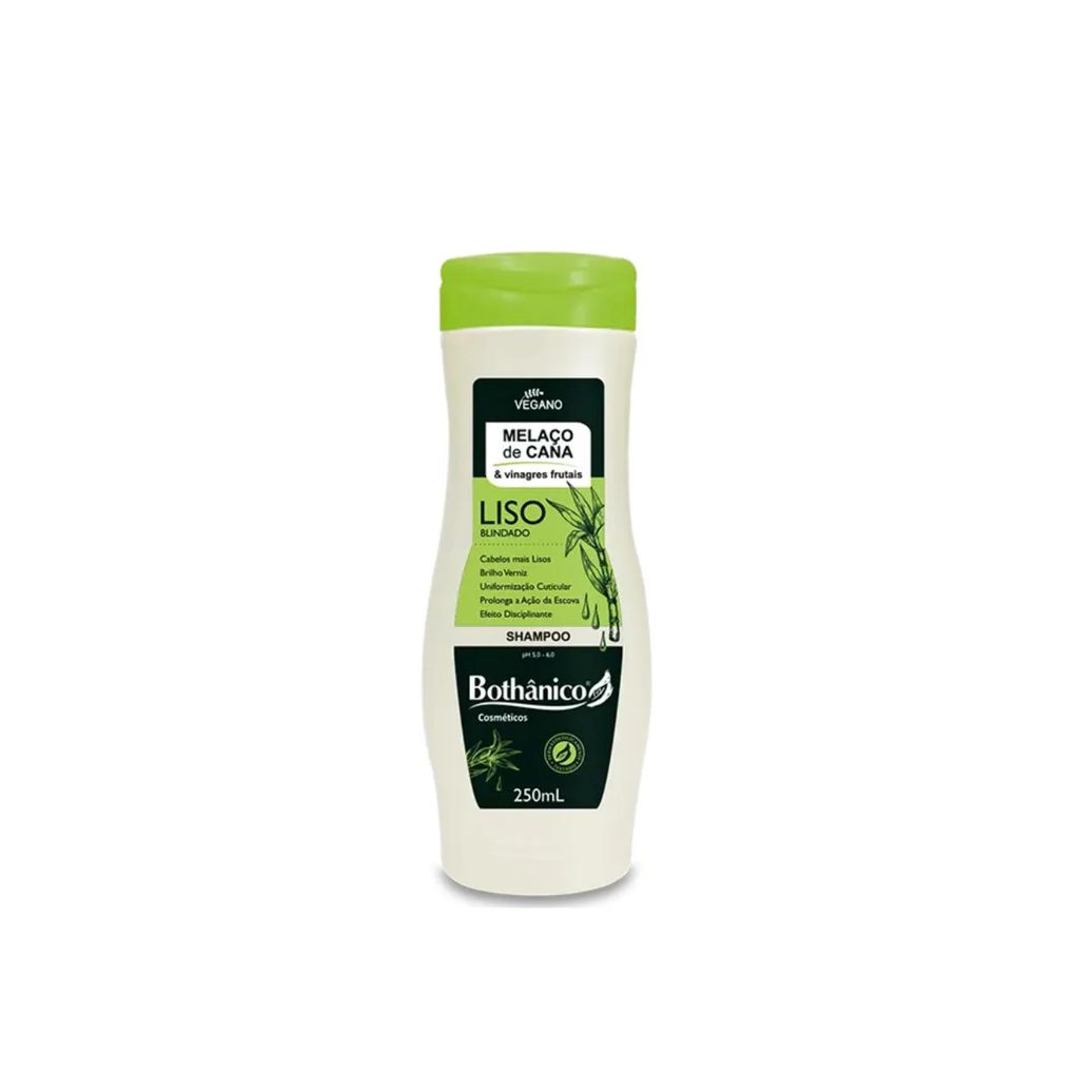 Shampoo Liso Melaço de Cana 250ml Bothânico