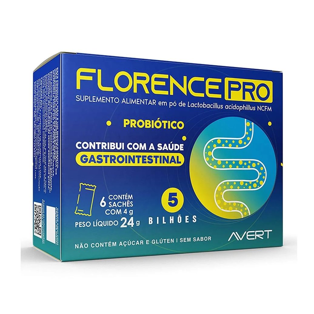 Suplemento Avert Florence Pro Flora Intestinal 6sachês