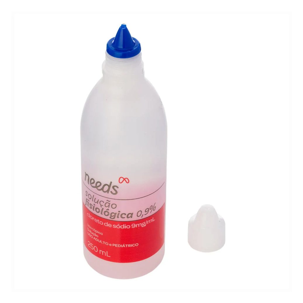 Soro Fisiológico Cloreto de Sódio 0,9% Needs 250ml