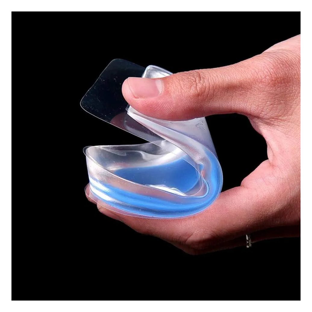Palmilha Silicone Gel Sml Ortopédica Calcanhar Calcanheira Branco