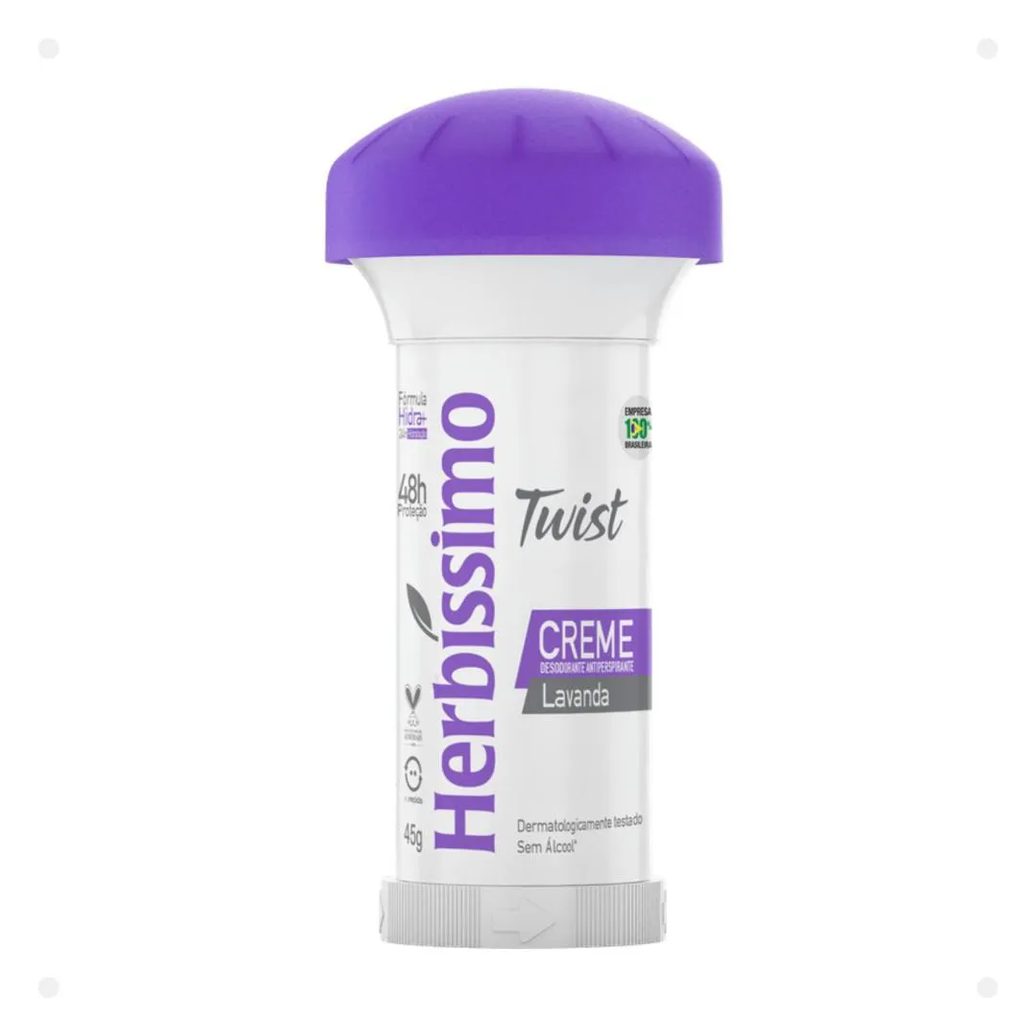 Creme Desodorante Herbíssimo Twist Lavanda 45g