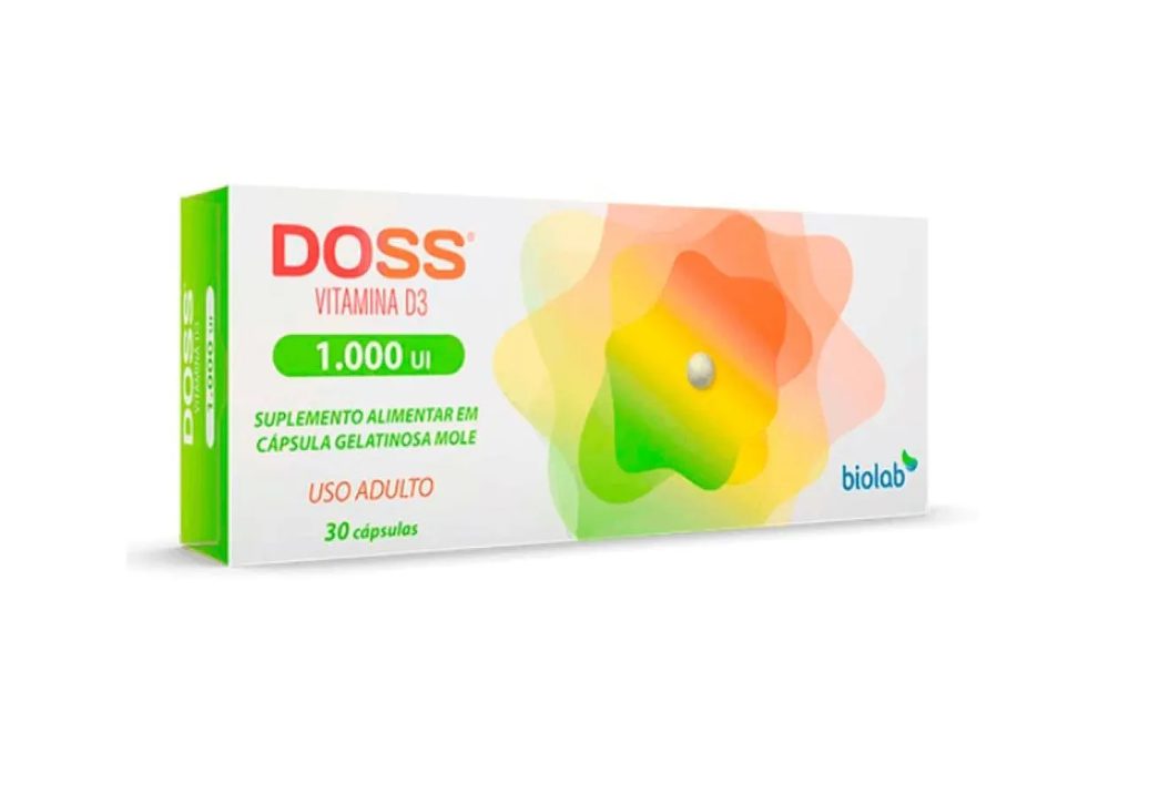 Suplemento Alimentar Doss Vitamina D 1.000Ui 30Cps