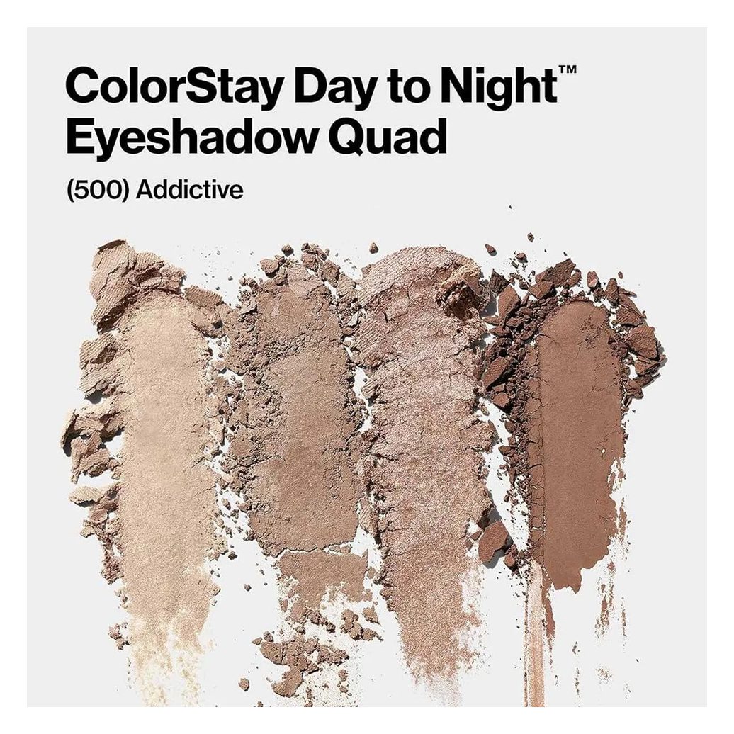 Revlon Colorstay Quad Addictive 500 - Paleta de Sombras 4,8g