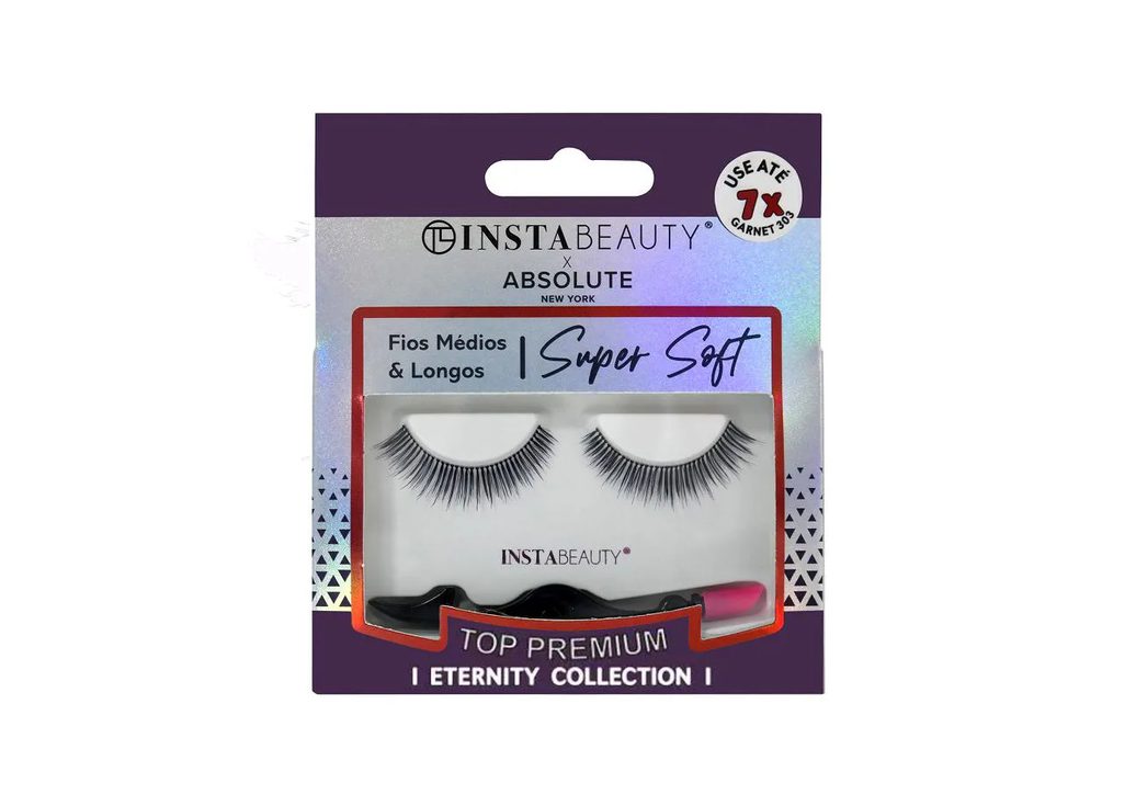 Cílios Postiços Super Soft Garnet 303 - Absolute New York X Instabeauty