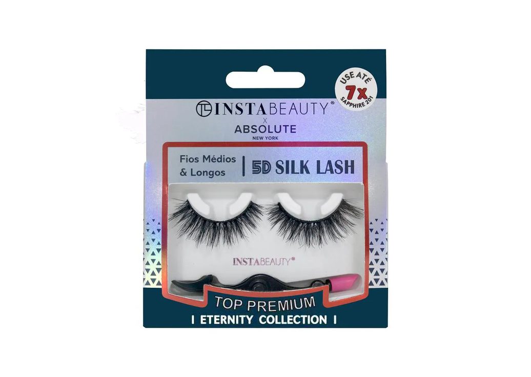 Cílios Postiços 5d Silk Sapphire 201 - Absolute New York X Instabeauty