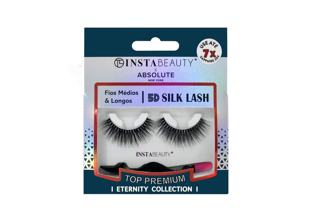 Cílios Postiços 5d Silk Sapphire 204 - Absolute New York X Instabeauty