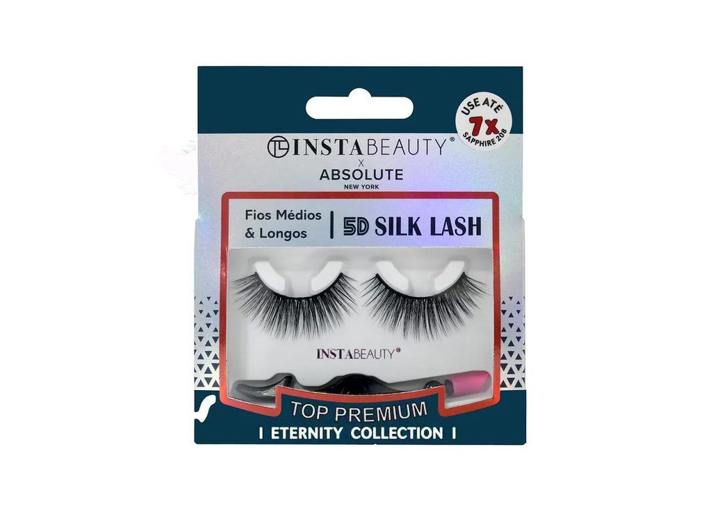 Cílios Postiços 5d Silk Sapphire 208 - Absolute New York X Instabeauty