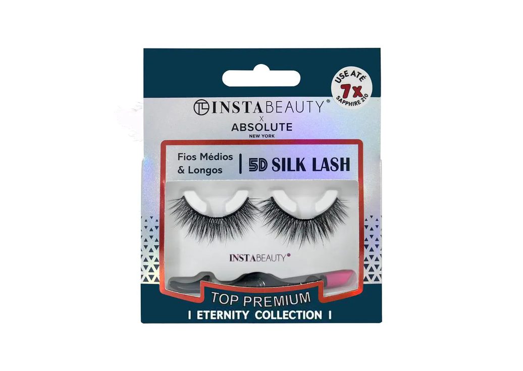 Cílios Postiços 5d Silk Sapphire 210 - Absolute New York X Instabeauty