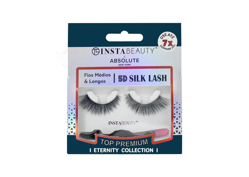 Cílios Postiços 5d Silk Sapphire 203 - Absolute New York X Instabeauty