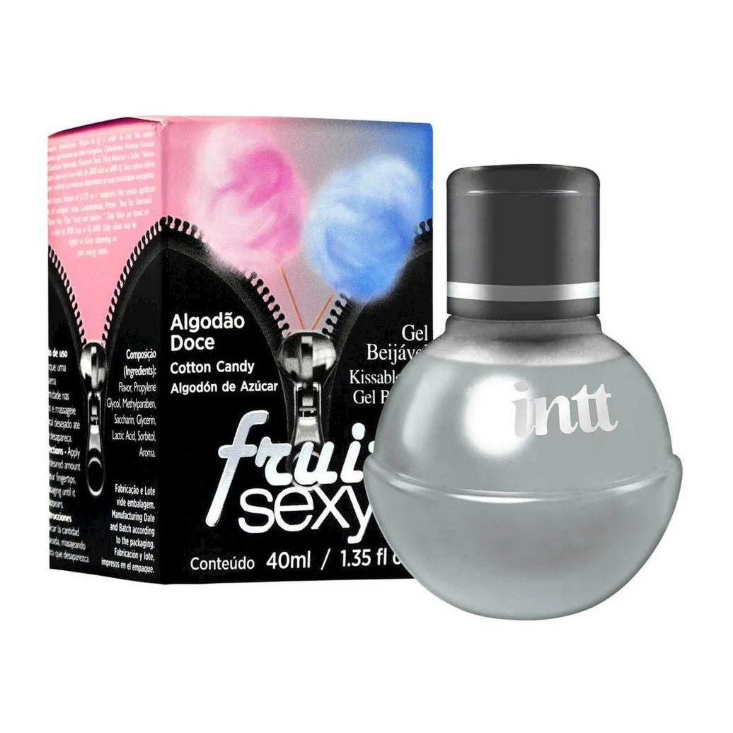 Gel Beijável Fruit Algodão Doce - Intt Cosméticos