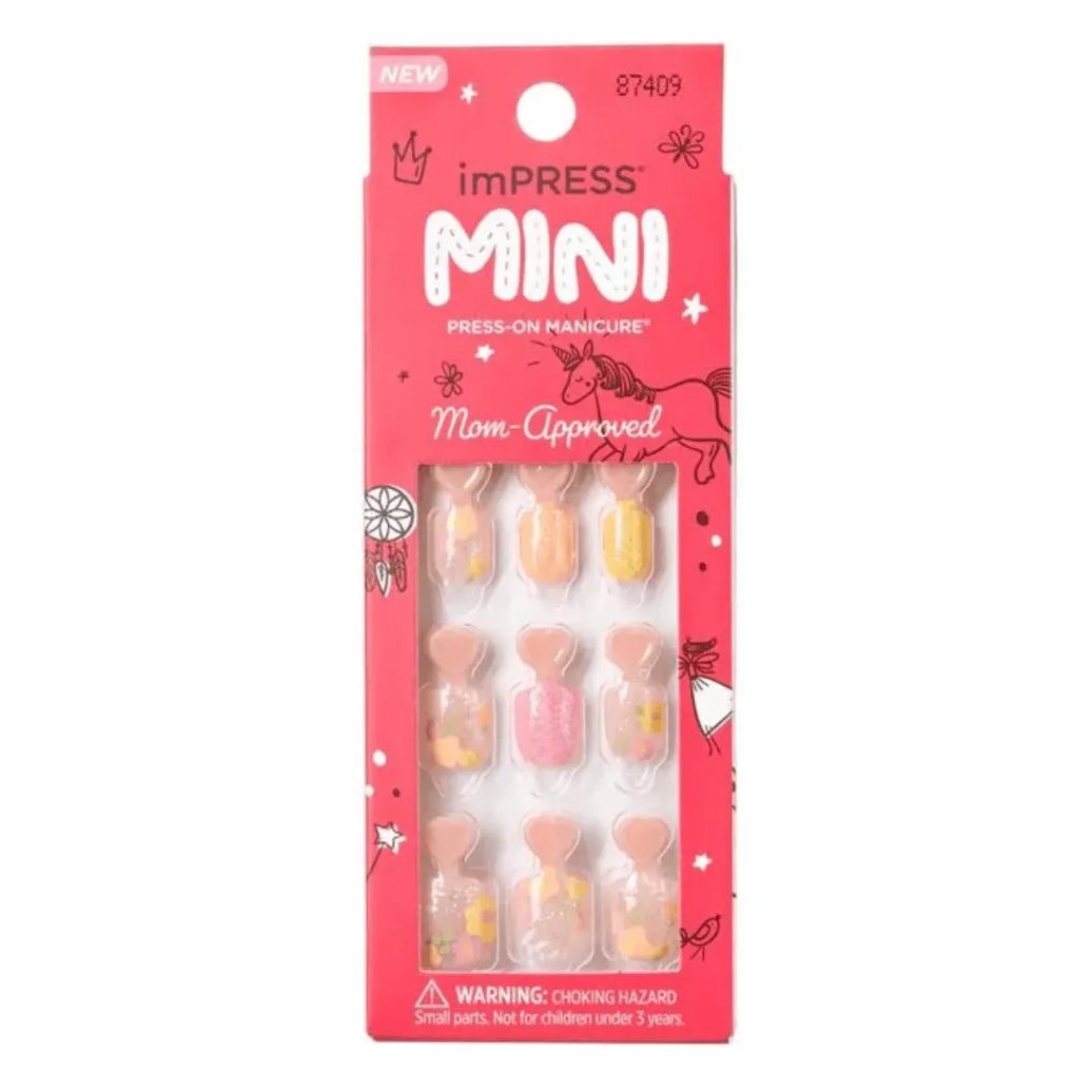 Unhas Autocolantes Kids Impress Mini Hokey Pokey - Kiss New York