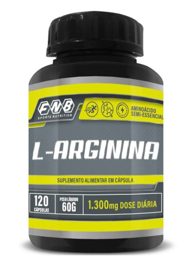 L-arginina 100% Pura 120 cápsulas - Flora Nativa do Brasil sem Sabor