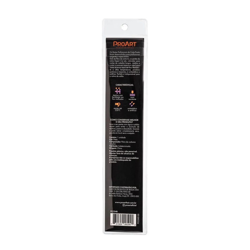 Pente Carbono Confort - Expert Cut - Proart