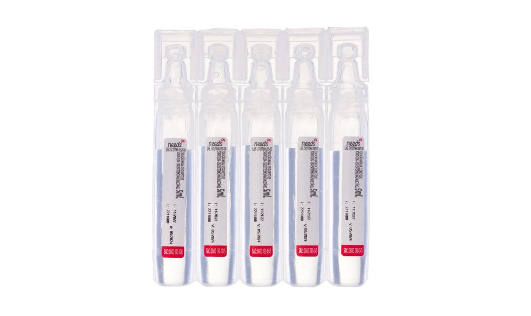 Soro Fisiológico Cloreto de Sódio 0,9% Needs 10 Ampolas de 5ml
