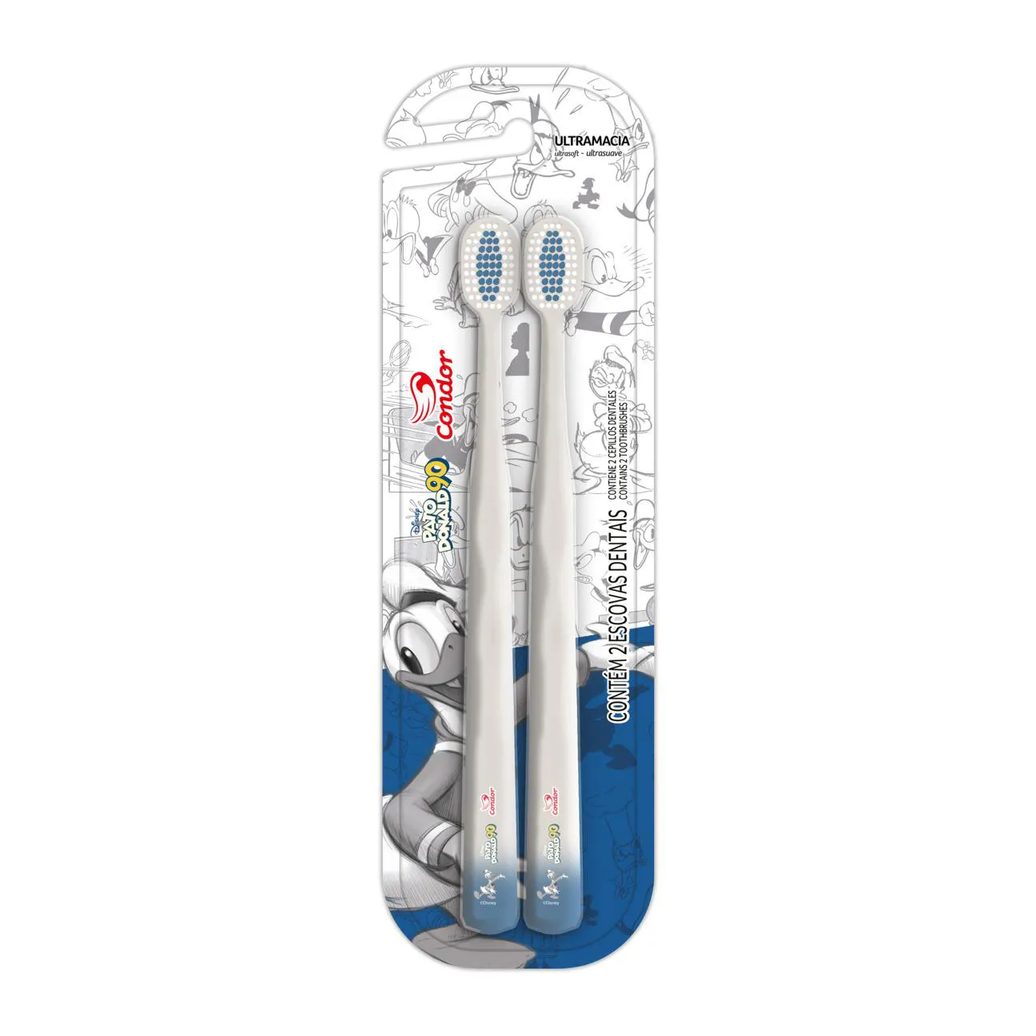 Kit Escova de Dente Condor Classic Flex Macia 3 unidades