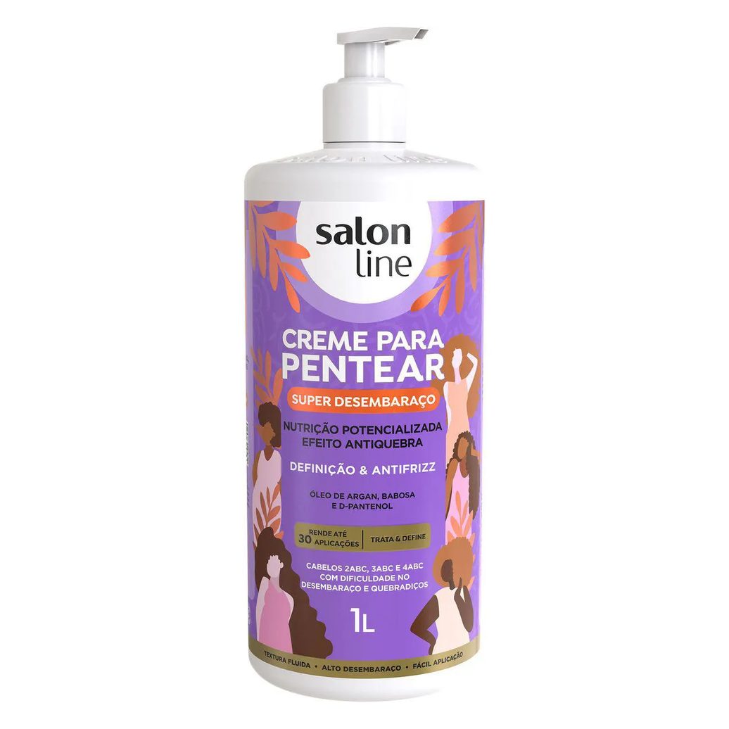 Creme para Pentear Salon Line Super Desembaraço 1L