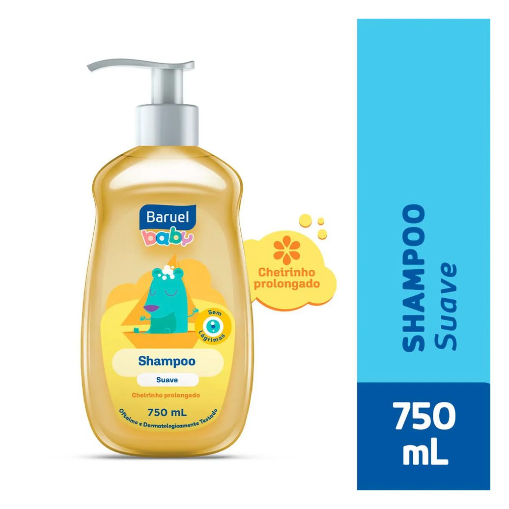 Shampoo Suave Baruel Baby 750ml