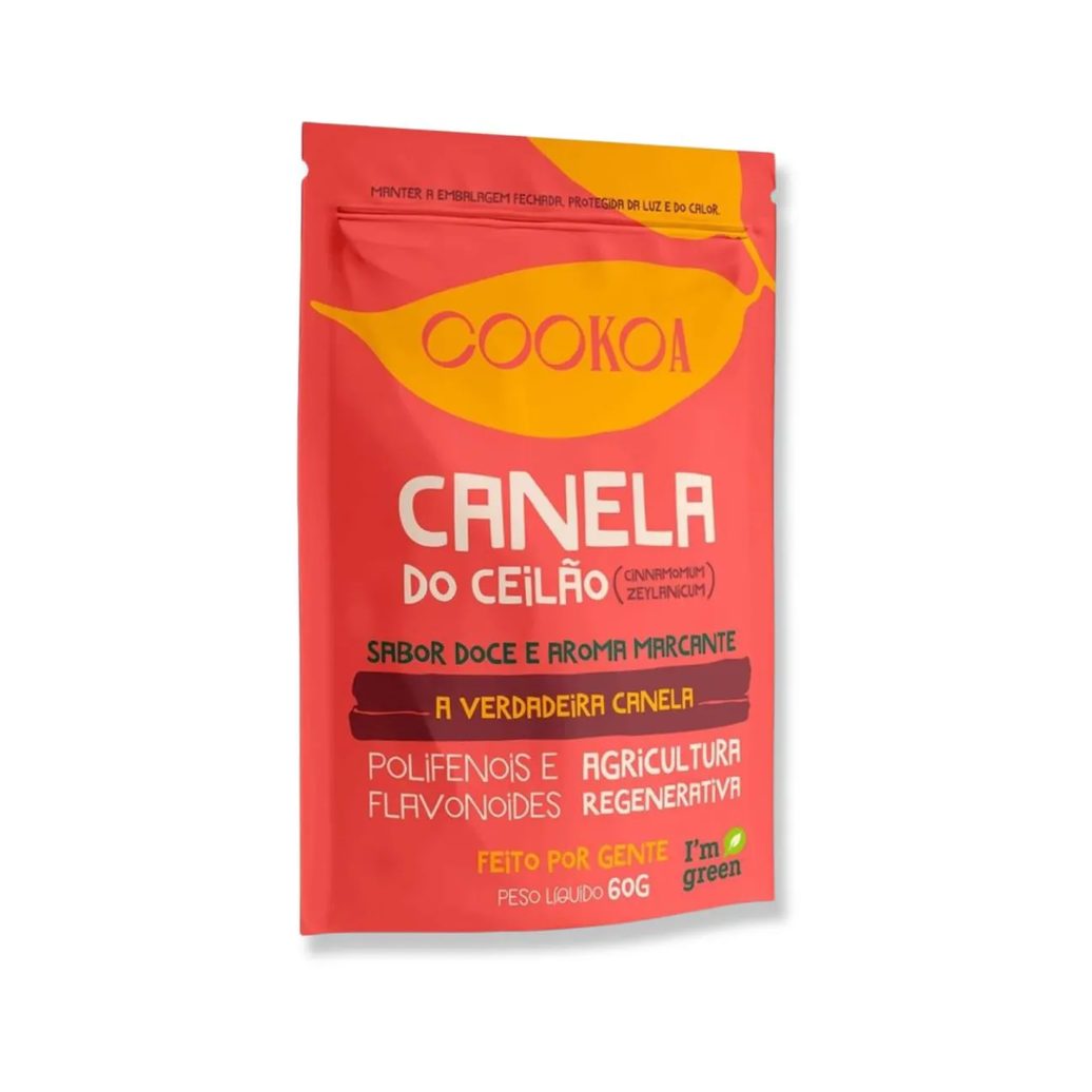 Canela do Ceilão 60g - Cookoa