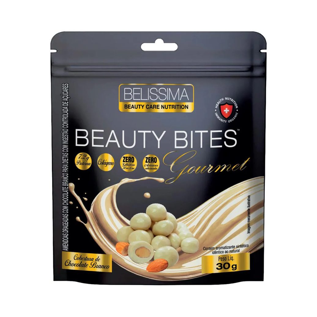 Beauty Bites Belíssima Amêndoa Chocolate Branco 30g