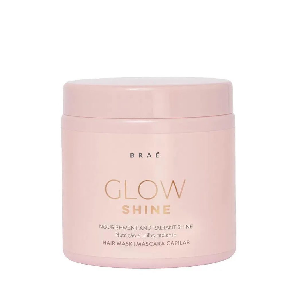 Máscara de Nutrição Braé Glow Shine 500g - Brilho Radiante