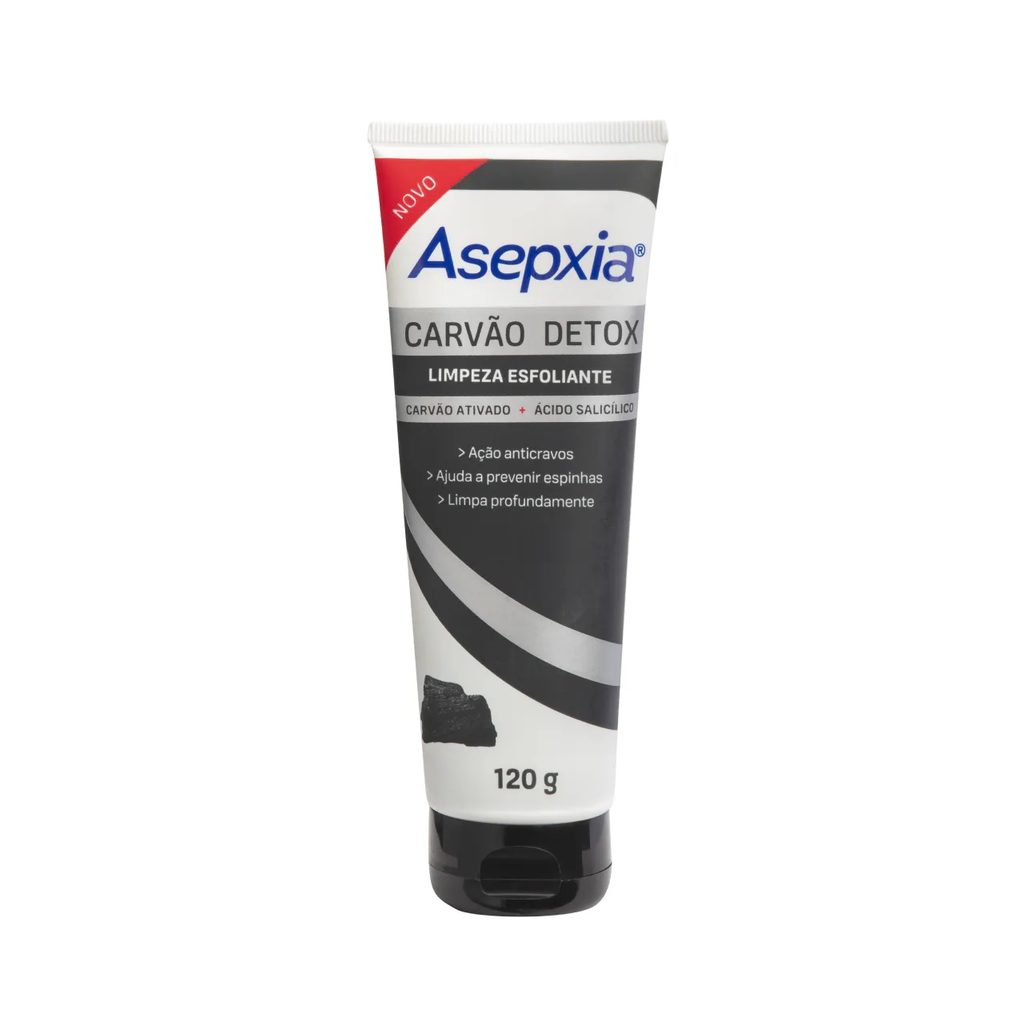 Esfoliante Facial Asepxia Carvão Detox com 120g