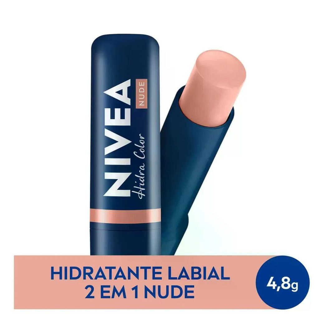 Protetor Labial Nivea Hidra Color Nude 4,8g