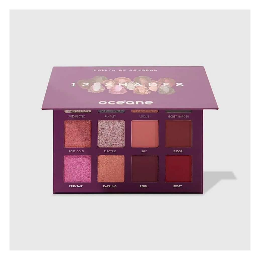 Paleta de Sombras - 12 Shades Océane Purple 26,5g