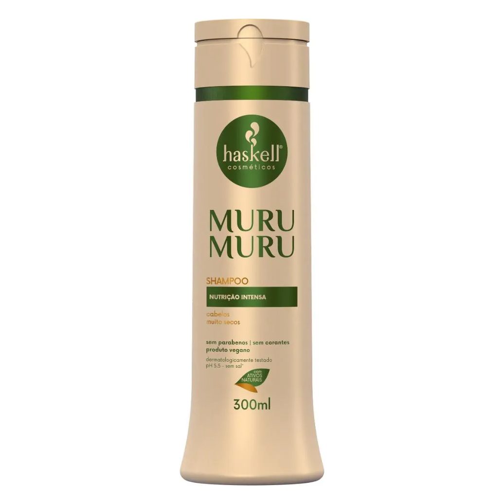 Shampoo Haskell Murumuru Nutrição Intensa 300 Ml