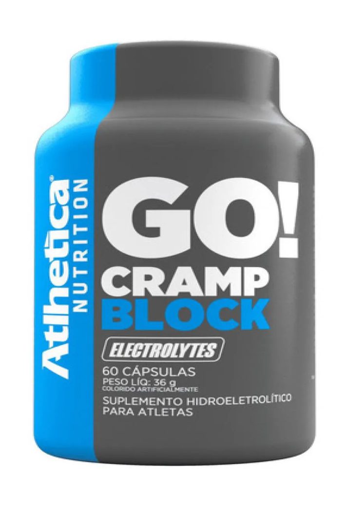 Atlhetica Nutrition - Go! Cramp Block 60 cápsulas - sem Sabor