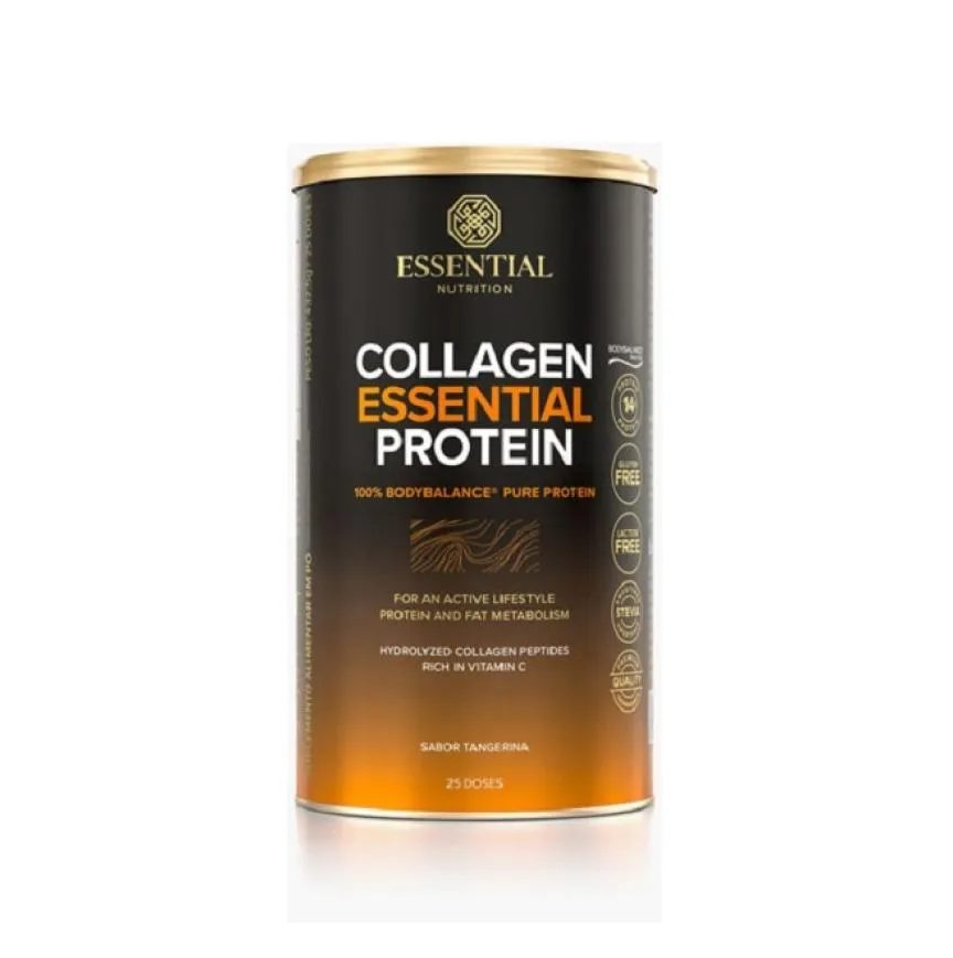 Collagen Essential Protein - Sabor: Tangerina (432,5G)