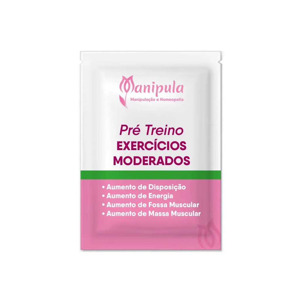 Pre Treino - Exercícios Moderados 30 Saches