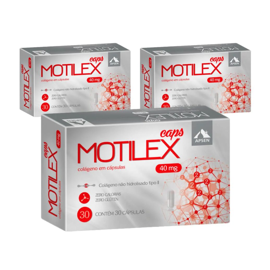 Kit 3 Suplemento Vitamina Motilex Caps 40mg 30 Cps – Apsen
